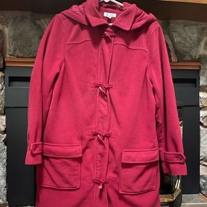 NWOT Denim & Co. fleece coat